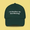 Sow Exotic I'd Rather Be Gardening Embroidered Dad Hat