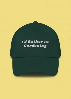 Sow Exotic I'd Rather Be Gardening Embroidered Dad Hat